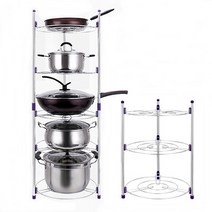 3단 5단 다용도 정리대 거치대 냄비 정리 후라이팬 냄비뚜껑 / 이케아 스타일