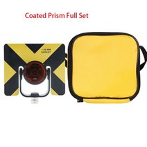 토탈 스테이션을위한 새로운 옐로우 메탈 싱글 프리즘, CoatedPrismFull Set