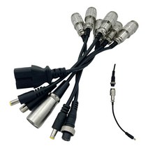 총총팩토리 전동휠 충전 항공단자 XT단자 변환 어댑터, 5번. 1핀 DC 내경 2.5mm
