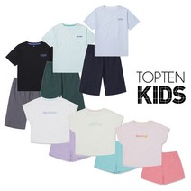 [특가세일] 탑텐키즈 아동 남아 여아 여름철 활동성이 좋은 반팔 반바지 상하복세트 셋업