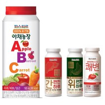 파스퇴르 100%유기농 야채농장 유기농ABC주스(190ml) + 파스퇴르 요구르트 랜덤증정, 28게
