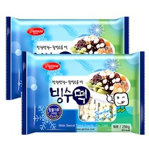팥모아 빙수떡 250g 2개묶음, 2개