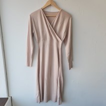 모네아 랩 브이넥 롱 원피스