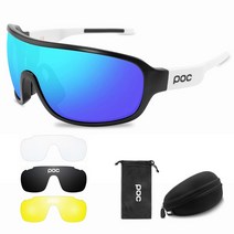 스키고글 스노우보드고글 POC 브랜드 스포츠 사이클링 안경 야외 MTB 자전거 UV400 고글, 9.C9 - with case