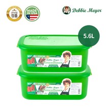 데비마이어 HC 빅박스 5.6L 2개 (수박통) (미스 몬테크리스토 대박부동산 나혼자산다표예진반찬통 야채보관통), 단품