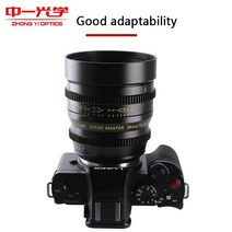 캠코더렌즈 카메라렌즈 Zhongyi M43 마운트 올림푸스 파나소닉 BMPCC 4K G5 GX7 E-M5 PEN-F 용 17mm T1.0, 06 17mm 25mm 35mm 50mm_01 M4/3