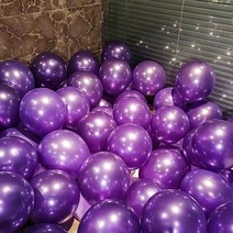 생일파티장식 두꺼운 방폭 펄 풍선 웨딩 경축함 결혼 장면 배치 용품 2245816712, 펄 보라색 백 마리 (송풍기 _접착제