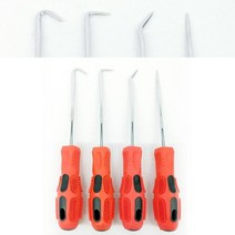오링풀러 오링 후크 탈거 고무패킹 가스켓 제거 교체 갈고리 송곳 4종세트