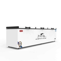 냉장 냉동 평대 쇼케이스 반찬 젓갈 진열 마트 냉장고, 418L 단일 온도 동관 지능형 온도 제어