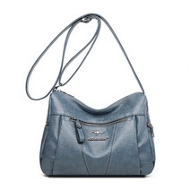 여성을위한 많은 포켓 숄더 크로스 바디 백 2022 브랜드 가죽 숙녀 디자이너 핸드백 겨울 스타일 메신저 Sac A Main