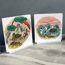 pk972-스탠드액자2P_장수의상징거북