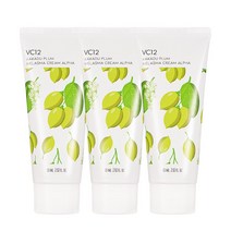 VC12 100% 호주산 600 000ppm 카카두플럼 피부진정 멜라닌 생성억제 항산화 비타민C 기미크림 알파, 3개, 60ml