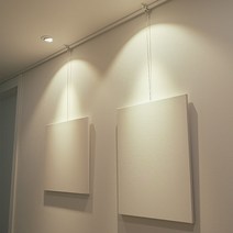 일상공간 못없이 설치하는 무타공 액자 와이어, 4+1개