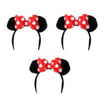 미키리본 머리띠, 3개