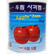업소용 토스트 분식 식당 식자재 사과쨈 통조림 3kg, 레드팟 1
