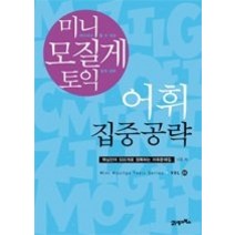 [개똥이네][중고-상] 미니 모질게 토익 어휘 집중공략