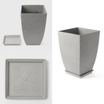 요비월드 받침대 세트 27X41CM 라이트그레이 스킨답서스화분 테이블야자화분 스투키분갈이