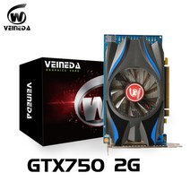 그래픽 카드 GTX 750 2GB 128Bit GDDR5 비디오 카드 GTX750 Dvi VGA HD6450 2GB 650 보다 강함, GTX 750 1GB