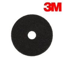 3M 플로어패드 검정(7200) 16인치 1매입 5매입 박리 패드 바닥세정 버핑 스크레치제거 광택 왁스코팅 오염물제거 건식바닥