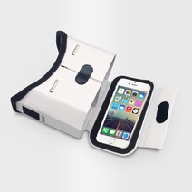 가상 현실 안경 Google Cardboard 3D VR 영화 Xiaomi 용 iPhone 스마트 폰 헤드셋, [01] WHITE
