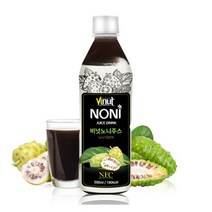 비넛 노니착즙주스500ml x2병 노니원액100% 베트남 발효숙성 압착쥬스 달콤한노니 항산화 열을가하지않고착즙 첨가물없는100%노니 순수노니주스 리얼노니즙, 2병, 500ml