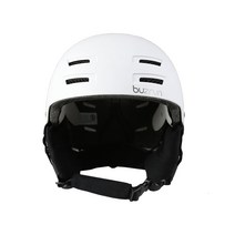 SCHUSS 고글헬멧 보드헬멧 스키헬멧 고글일체형 헬멧, 무광화이트 L