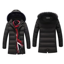 남성 아우터 팔패치 플러스 빅사이즈 롱 패딩~8XL