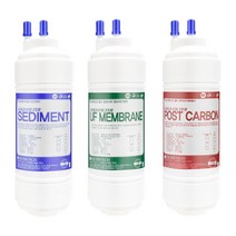 [필터테크] WPU-8280C 전체세트 정수기필터호환 고급형 8인치 단방향 (UF), 상세 설명 참조