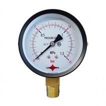 일반 압력계 진공계 연성계 A타입 75파이 유체 측정용 수도 배관 가스 소방 보일러 스팀용 동파 누수, 75파이-110bar연성계