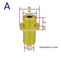 자동차세차용품 1Pc 금속 어댑터 폼 노즐 생성기 건 Nilfisk Karcher Huter Elitech Lavor 용 고압 세척기 비누 거품기, [01] A