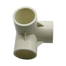 PVC 배관자재 강관파이프 게이트밸브 수도배관자재 3 차원 티 내경 20mm 25mm 32mm 홈 정원 관개 물 커넥터 DIY 도구 1 개, [03] 32mm