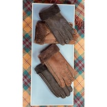 (무료배송)방한장갑(1+1) 1개는 딥브라운&블랙 중 렌덤 /천연 양가죽 무스탕 방한장갑/등산/낚시/오토바이/자전거/스키장/운전/작업용/천연양털가죽방한장갑(박스미포함)