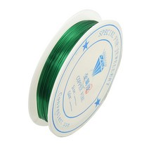 0.2~12mm 철사 반생이 와이어 스텐철사 구리 0.250.30.40.50.60.81.0mm 3015106.53.52.5 미터 긴 diy 빛 황동 옥 도매, 5.그린, 0.5mm 10미터
