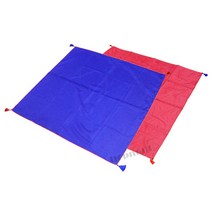 청홍 보자기 1P 추석 선물 포장 보자기 간편 전통 용, ( 대 107x107cm )