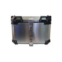 오토바이 배달통 알루미늄 탑박스 45L 55L 65L 85L 100L, 알루미늄탑박스55L, 실버