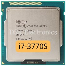I7 10700 인텔 코어 i73770S i7 S 3.1GHz 쿼드 65W CPU 프로세서 LGA 1155, 한개옵션0
