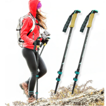 등산 스틱 렉키 노르딕 워킹 트레일런 스틱 195gpc 탄소 섬유 경량 트레킹 폴 조정, 협력사, 풀세트