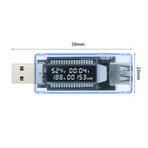 전기 계측기 테스터기 멀티미터 USB 전류 검출기 디지털, 01 1Pc Single Port Out
