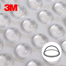 3M 3M 미끄럼 방지 범폰 SJ-5303 패드 쿠션 문콕방지 충격 옷장 유리받침 충격방지, 1개