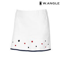 *본사직영* [와이드앵글] 여성 도트부분 프린트 플레어 큐롯 WWU17Q31W3