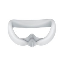 PICOVR VR기기 PICO4 피코4 부드러운 실리콘 브래킷 보호 마스크 교체 음영 얼굴 커버 패드 게임 액세서리, 03 Grey White