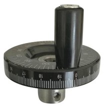 앵글 스케일이 포함된 핸드 휠 밀링 머신 내구성 있는 회전 핸들 크랭크 교체 선반, 10 x 80mm