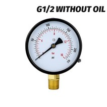 디지털 압력계 차압계 연료 공기 유압 테스터용 압력 게이지 스레드 링크 Zg1/2 1 1.6 2.5 4 6 600ba, 02 02_18 -1-3bar