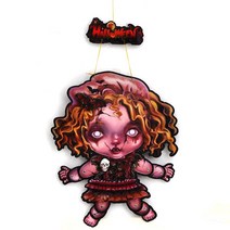 할로윈종이데코처키인형 할로윈 파티장식 호박, 단품, 단품