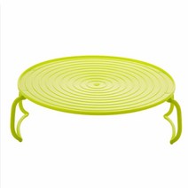 오븐렉 전자레인지 선반 스메그 우녹스 지에라 우드랙 수납형 전자 레인지 가열 stratified steamer tray shelf rack Bowls layered holder, 초록