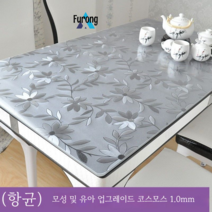 식탁 매트 테이블보 방수 방열 오일 워시드 투명 테이블보, 80*100cm, 업그레이드  색상 tianxiang 1.0mm