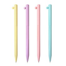 몰포유 국산볼노크파스텔볼펜 4종 5개입, 노랑