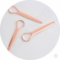 (로즈골드) 혀클리너 3P 혀설태 혓바닥클리너 백태제거기