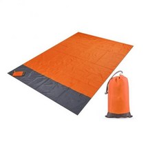 방수 비치 캠핑 매트 200x210cm 휴대용 야외 경량 피크닉 매트 비치 Naturehike 담요 하이킹 캠핑 장비, 주황색, 140x200cm
