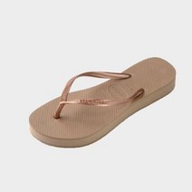 [havaianas 하바이아나스] SLIM FLATFORM 슬림 플랫폼 로즈골드